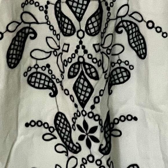 Maison Jules Embroidered sleeveless midi Dress NEW size Small - Picture 7 of 8